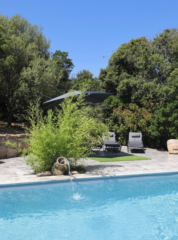 Piscine et grande terrasse